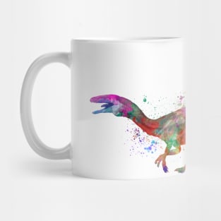 Compsognathus in watercolor Mug